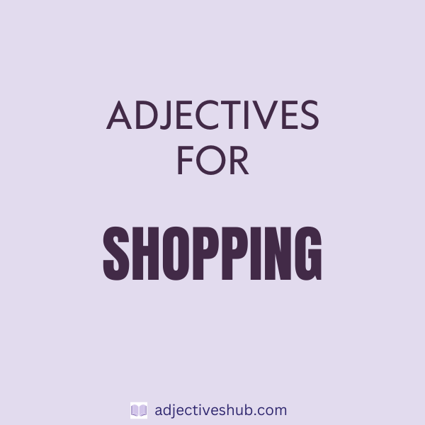 Adjectives for Shopping
