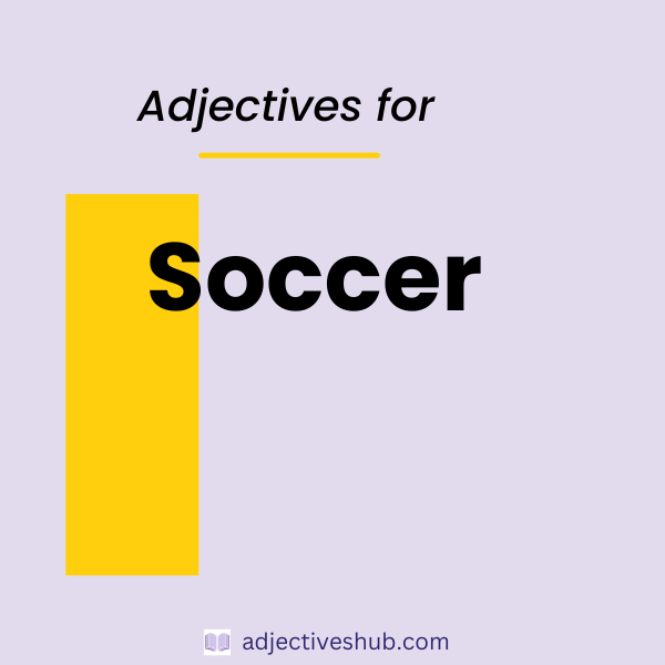 Adjectives for Soccer