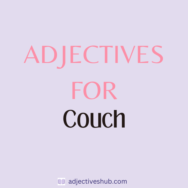 Adjectives for Couch