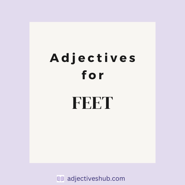 Adjectives for Feet